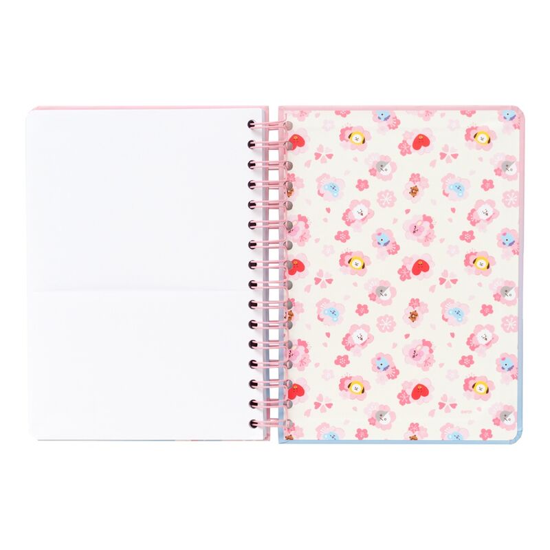 BT21 Sakura A5 notebook