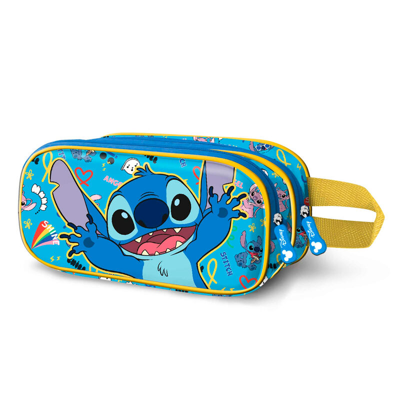 Disney Stitch Hello double 3D pencil case