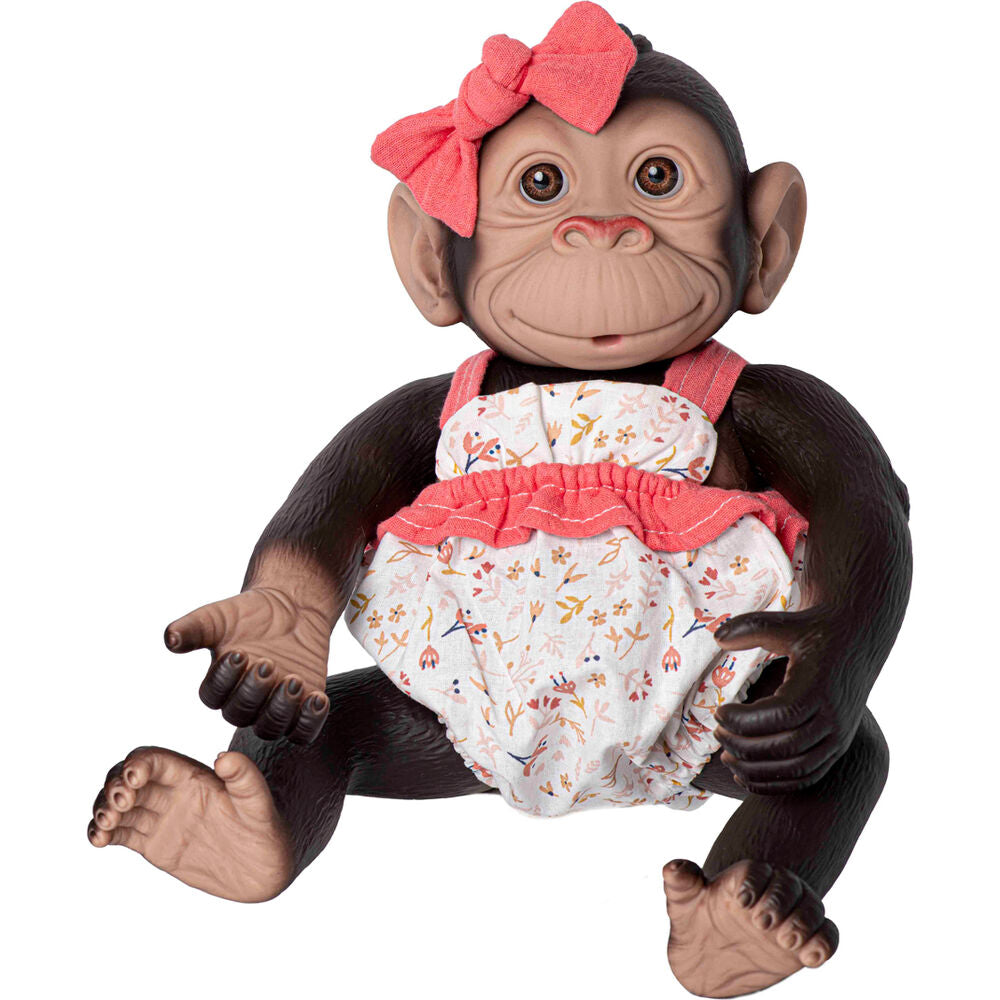 Baby doll reborn monkey orange onesie