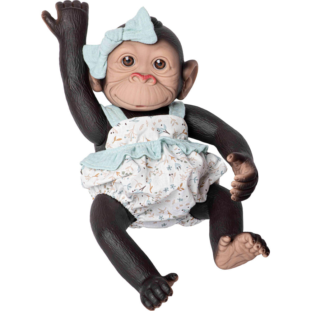 Baby doll reborn monkey green onesie