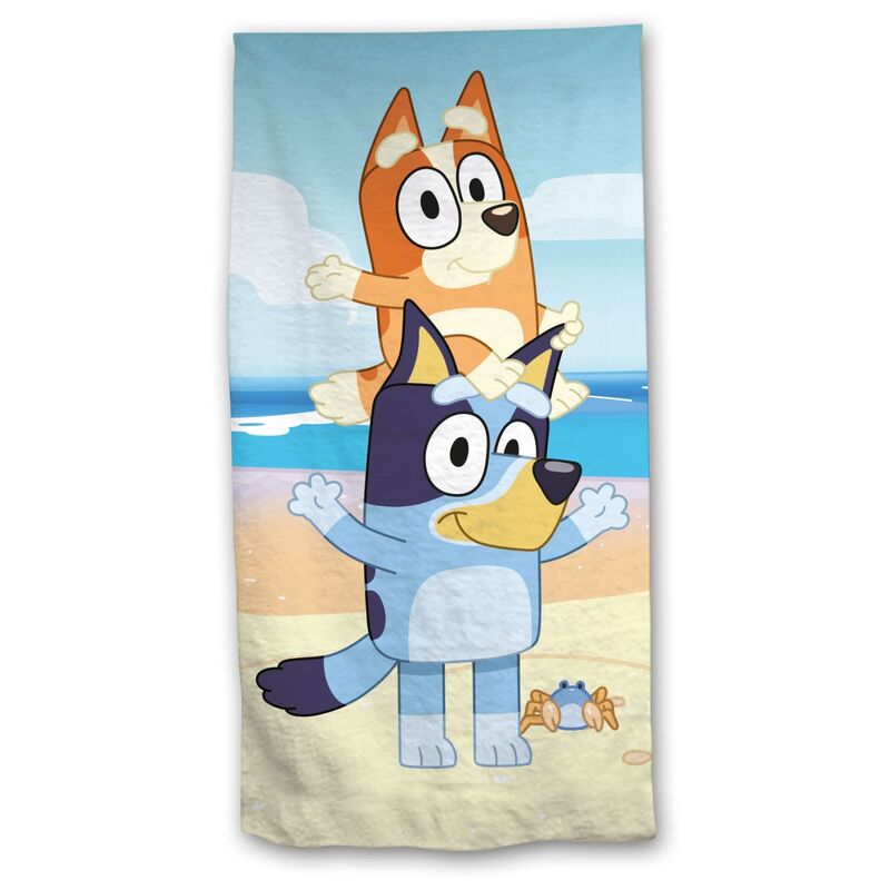Bluey cotton beach towel