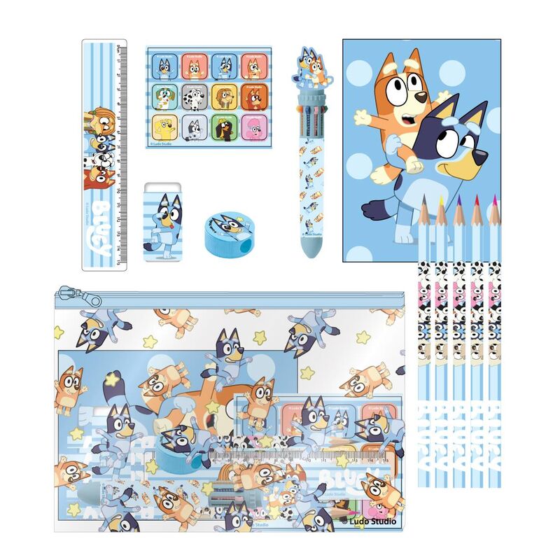 Bluey stationary set