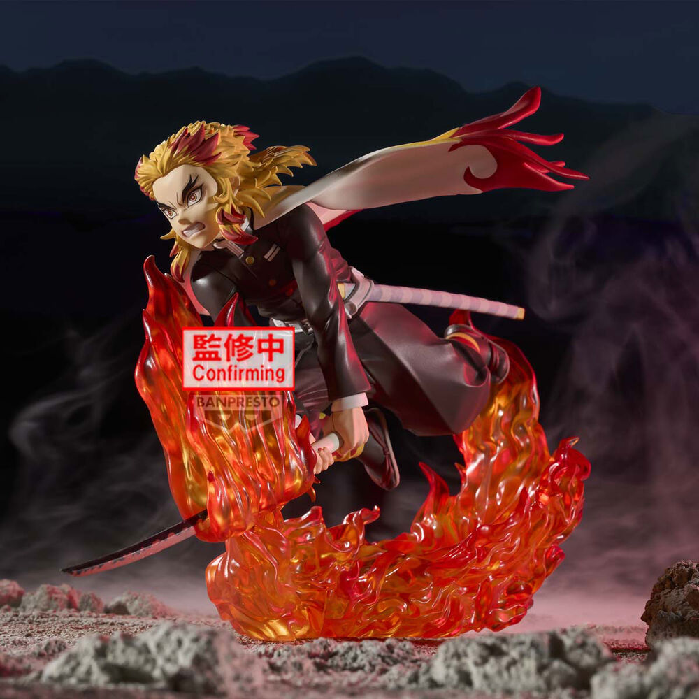 Demon Slayer Kimetsu no Yaiba Vibration Stars Kyojuro Rengoku 14cm