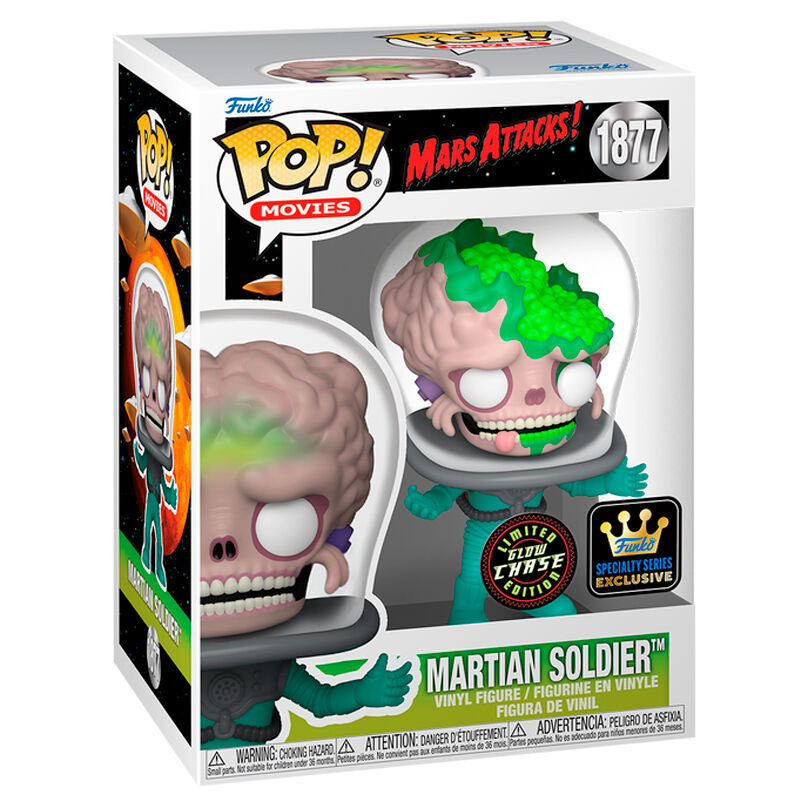 POP figure Mars Attacks Martian Soldier Exclusive Chase