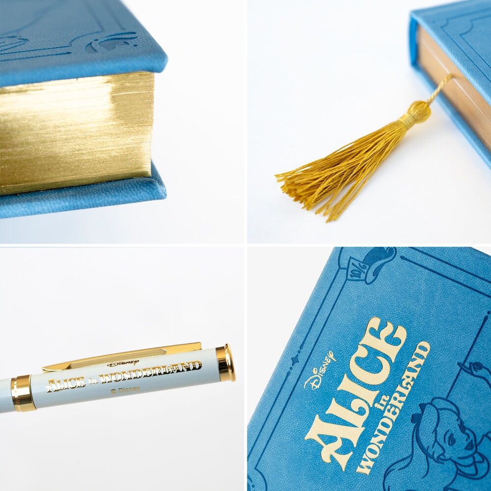 Disney Alice in Wonderland A5 Notebook + Pen set