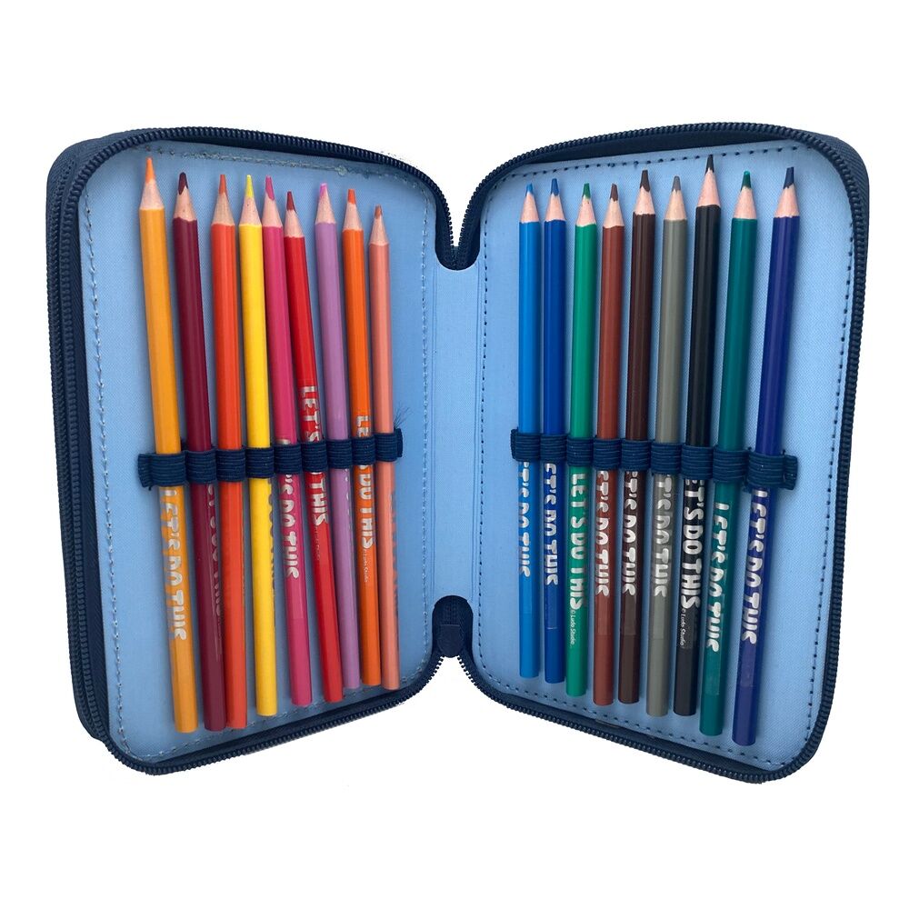 Bluey double pencil case