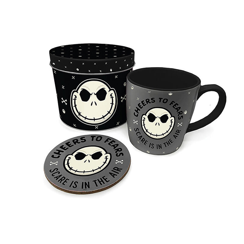 Disney Nightmare Before Christmas set mug + coaster