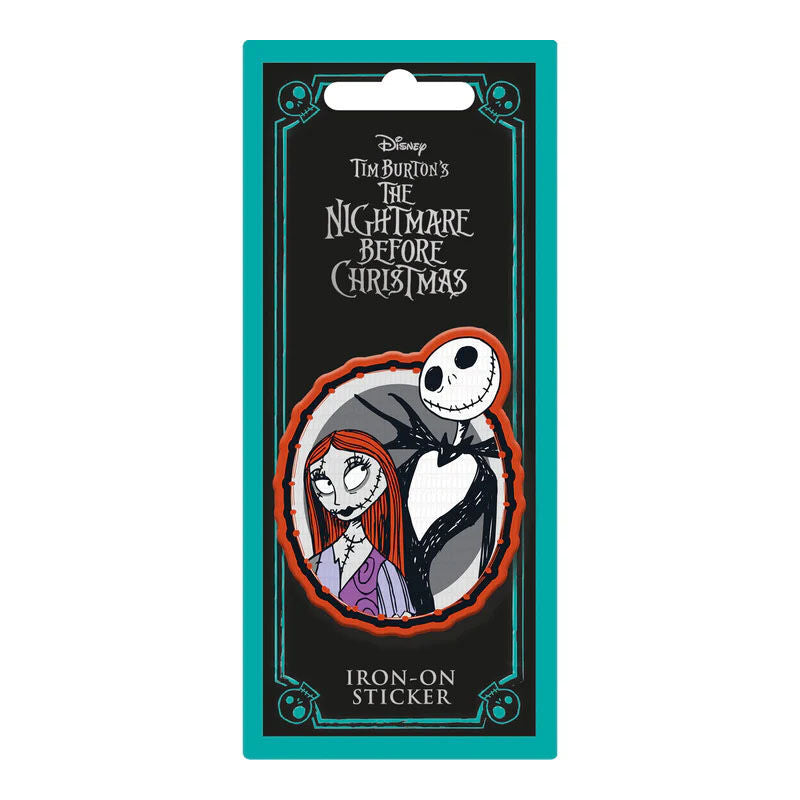 Disney Nightmare Before Christmas Jack &#38; Sally Embroidery sticker