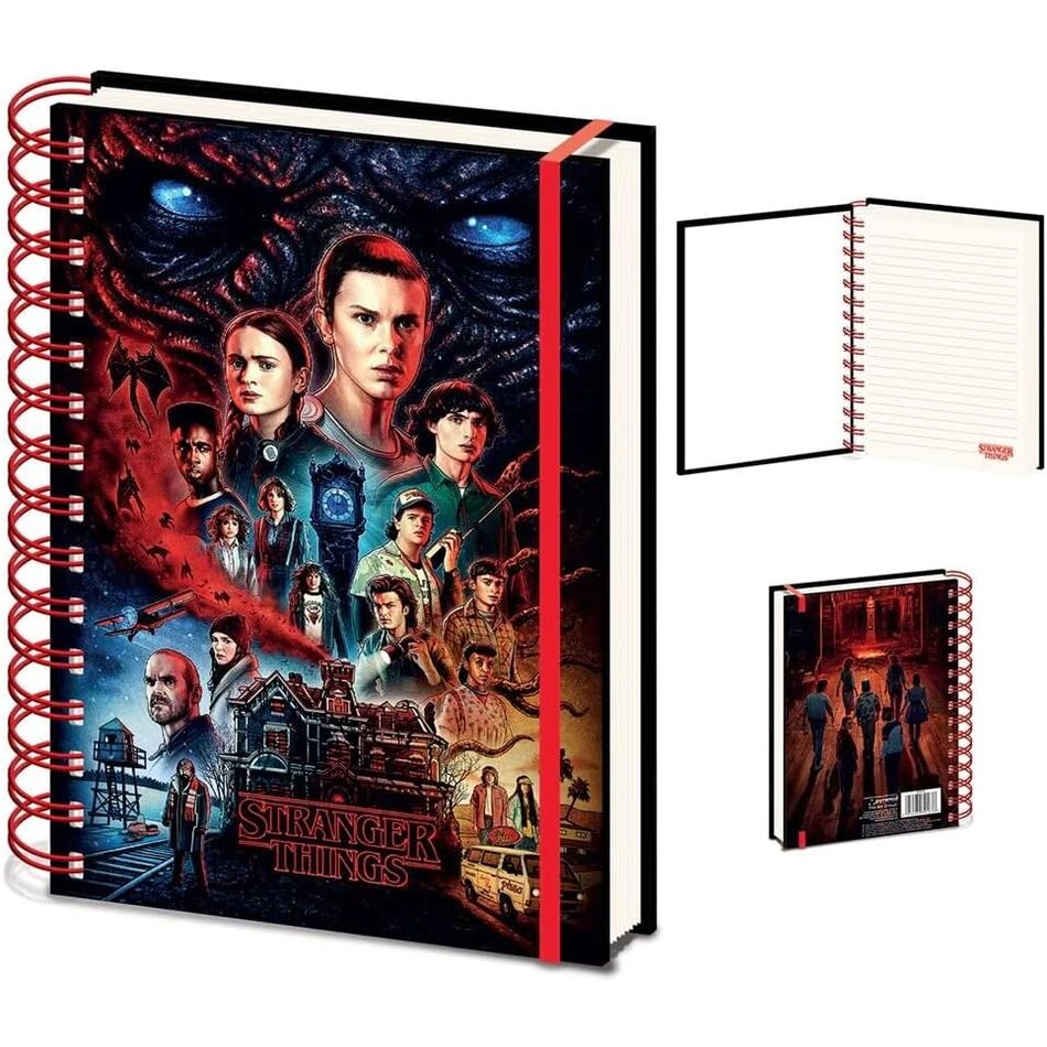 Stranger Things A5 notebook