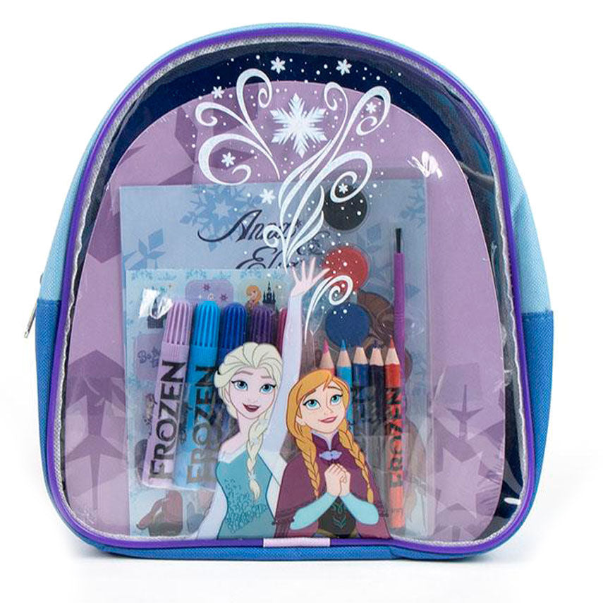 Disney Frozen backpack stationery set