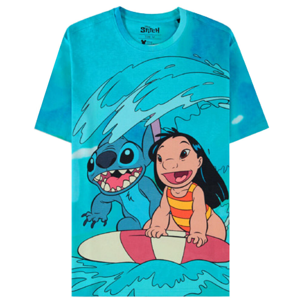 Disney Lilo &#38; Stitch Surf digital printed t-shirt