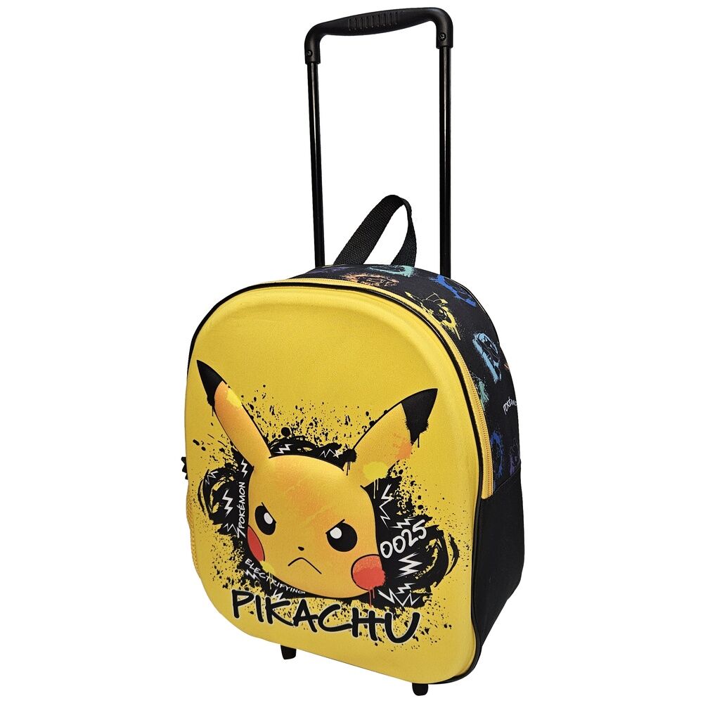Pokemon Skate Face 3D trolley 32cm