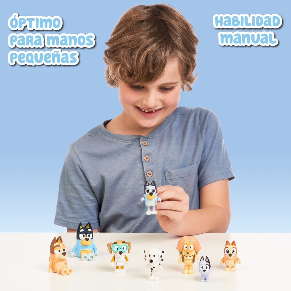Bluey pack 8 figures