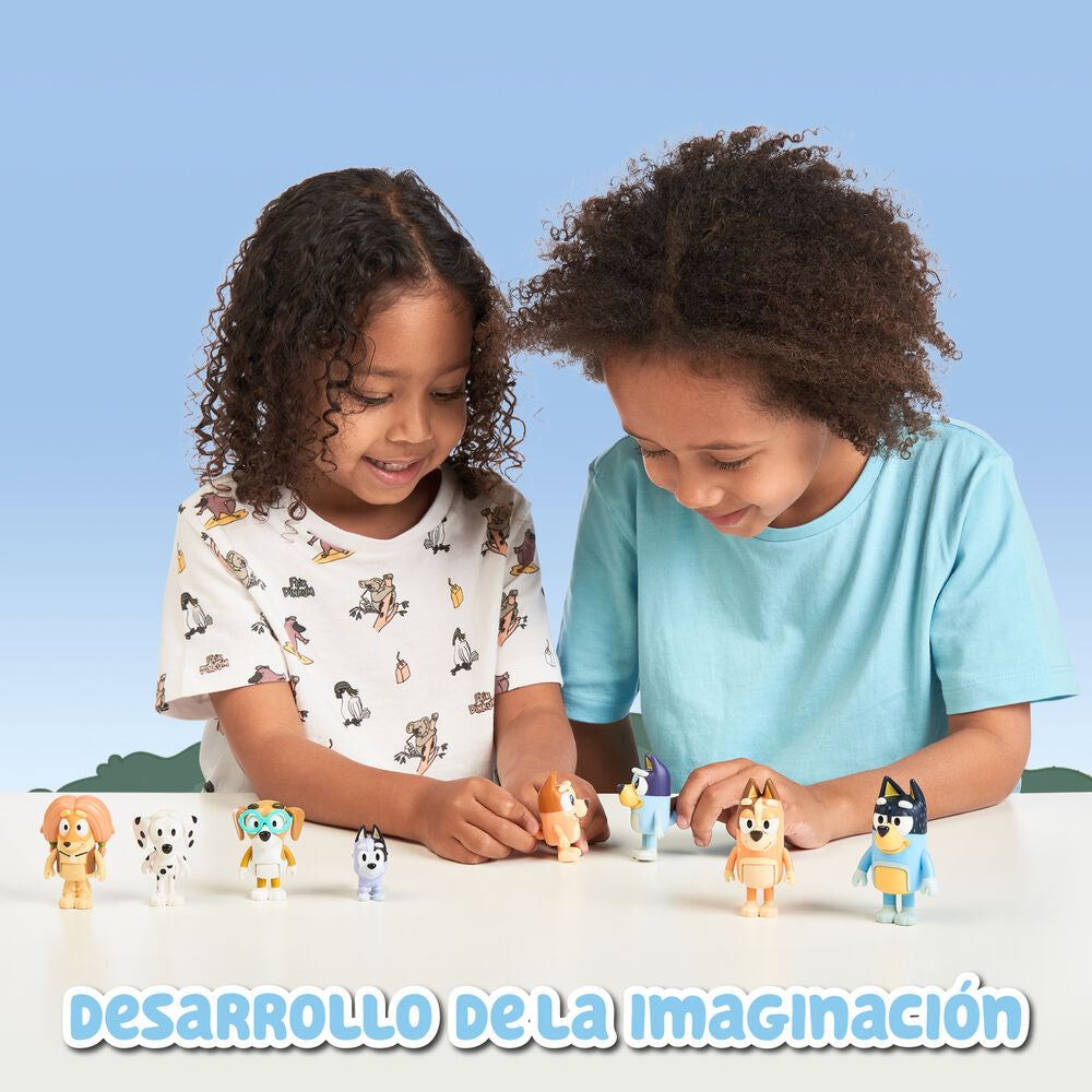 Bluey pack 8 figures