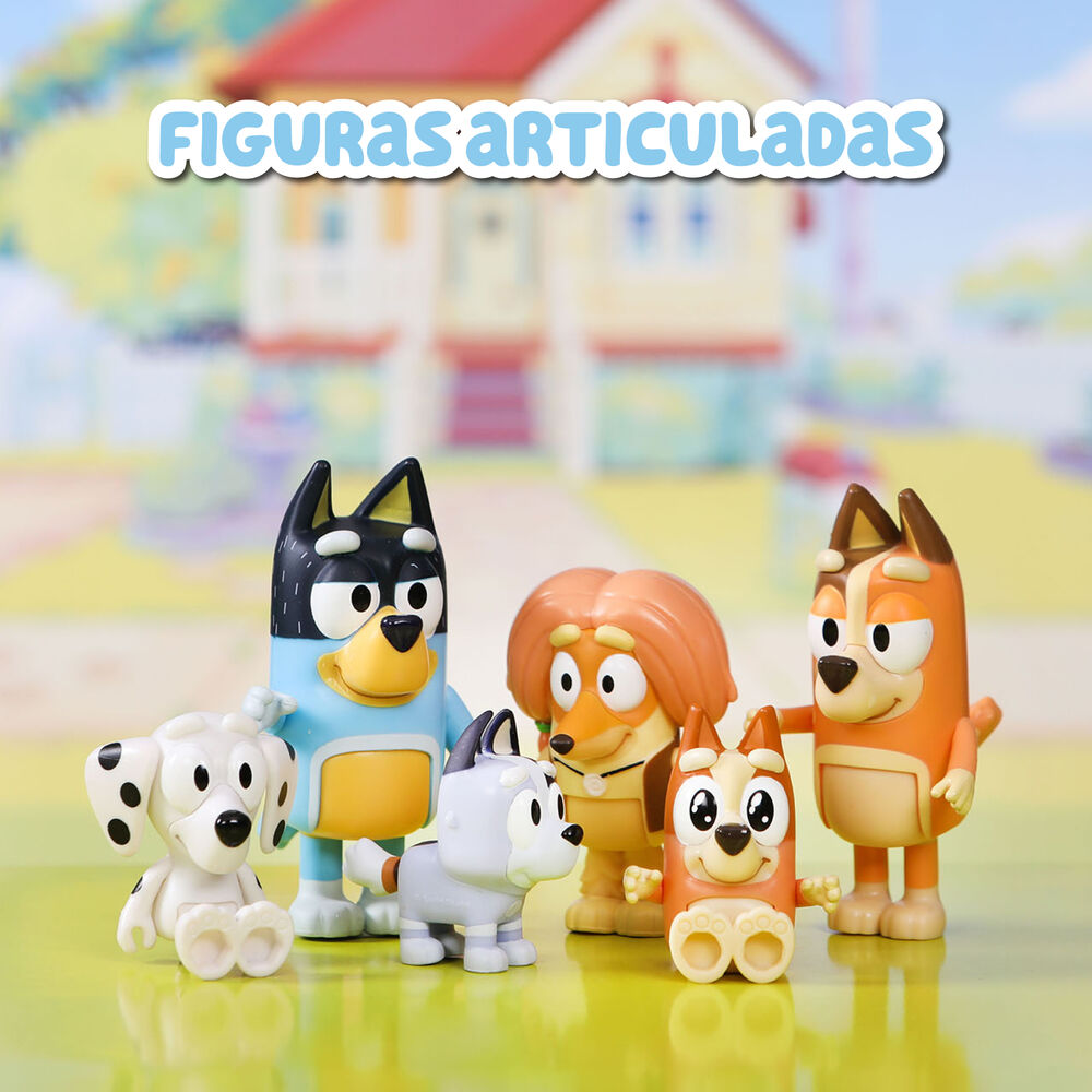Bluey pack 8 figures