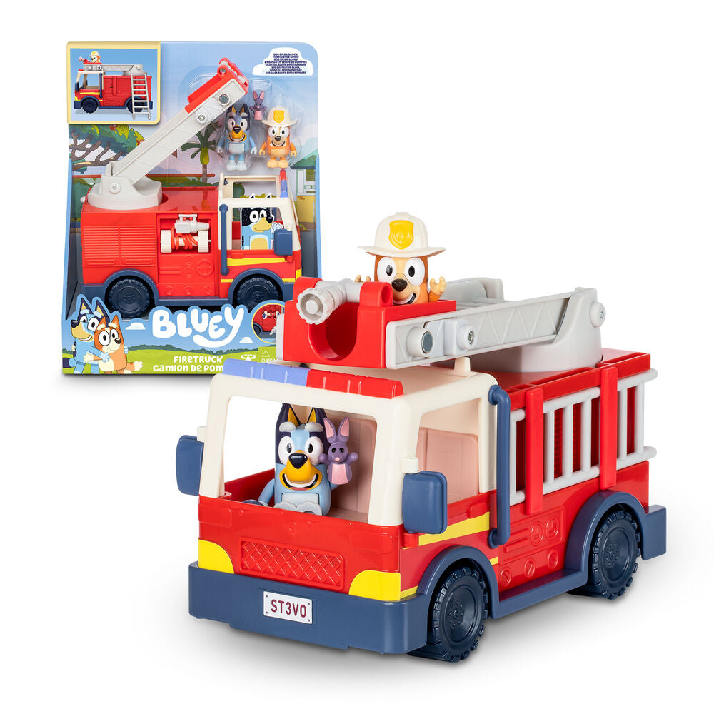Bluey firetruck + figures