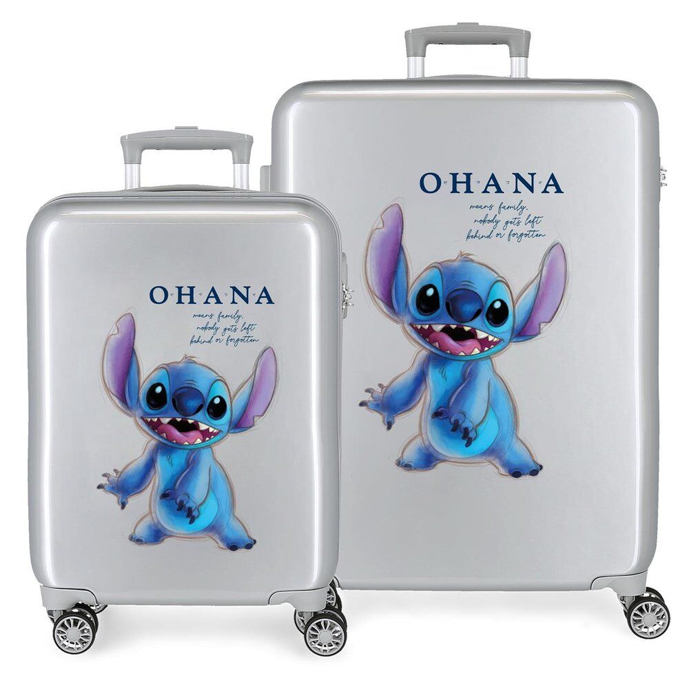 Disney Stitch ABS pack 2 trolley suitcases