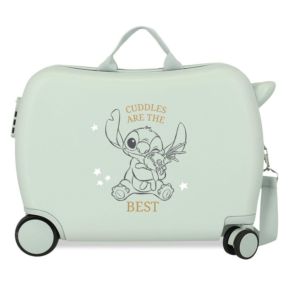 Disney Stitch Cuddles Are the Best ABS suitcase 50cm