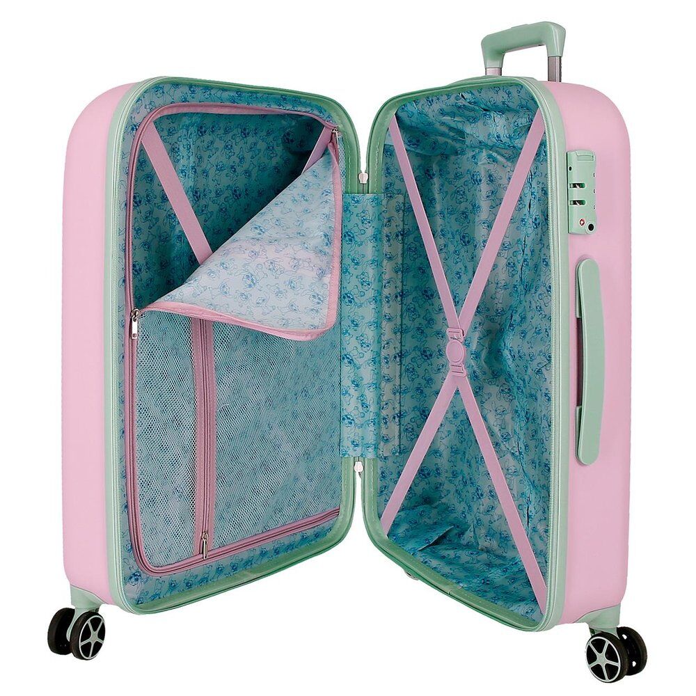 Disney Stitch Mauve ABS trolley suitcase 60cm