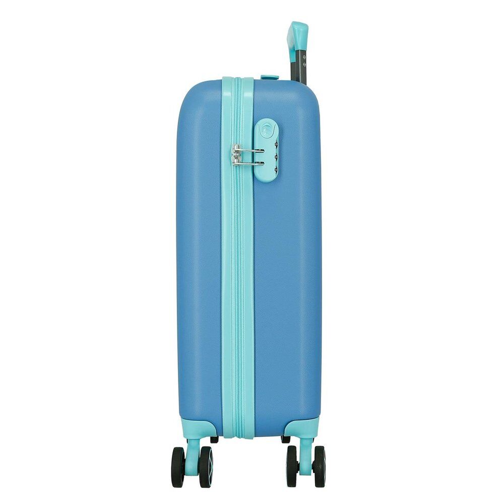 Disney Stitch Blue ABS trolley suitcase 55cm