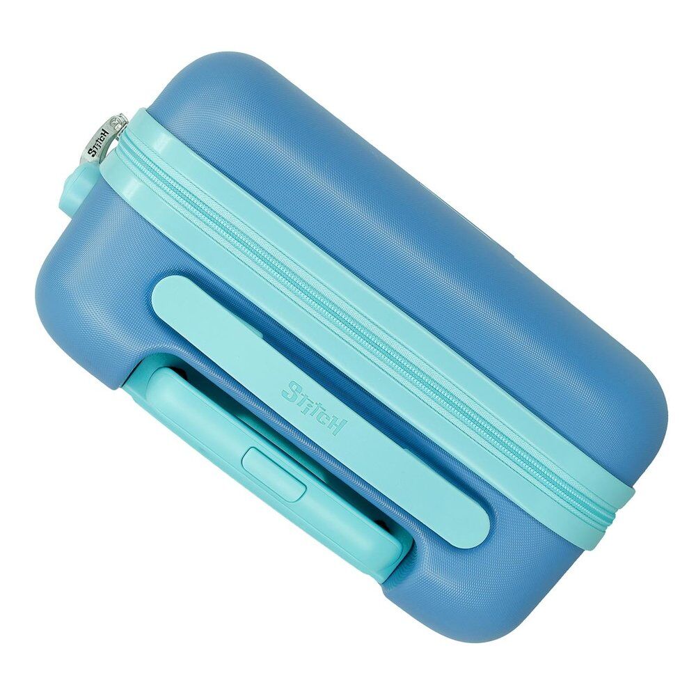 Disney Stitch Blue ABS trolley suitcase 55cm