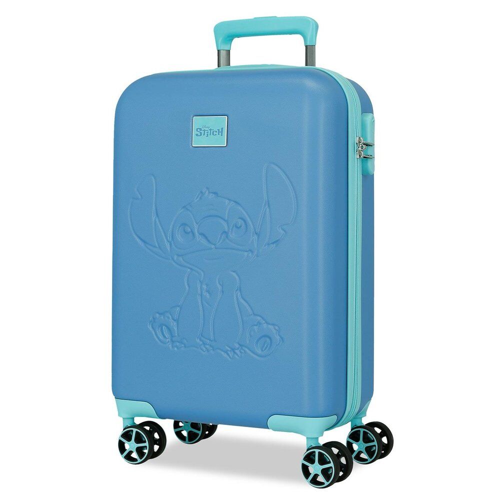 Disney Stitch Blue ABS trolley suitcase 55cm