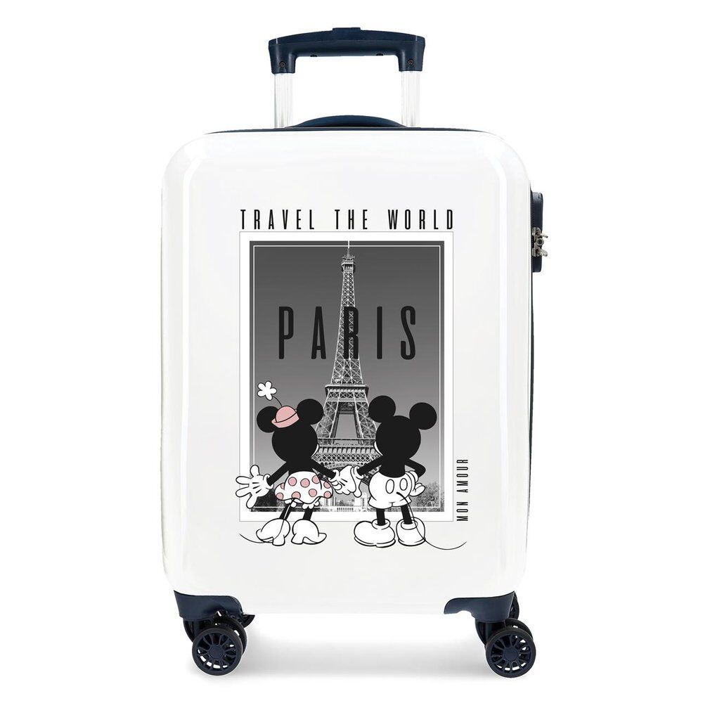Disney Mickey &#38; Minnie Paris ABS trolley suitcase 55cm