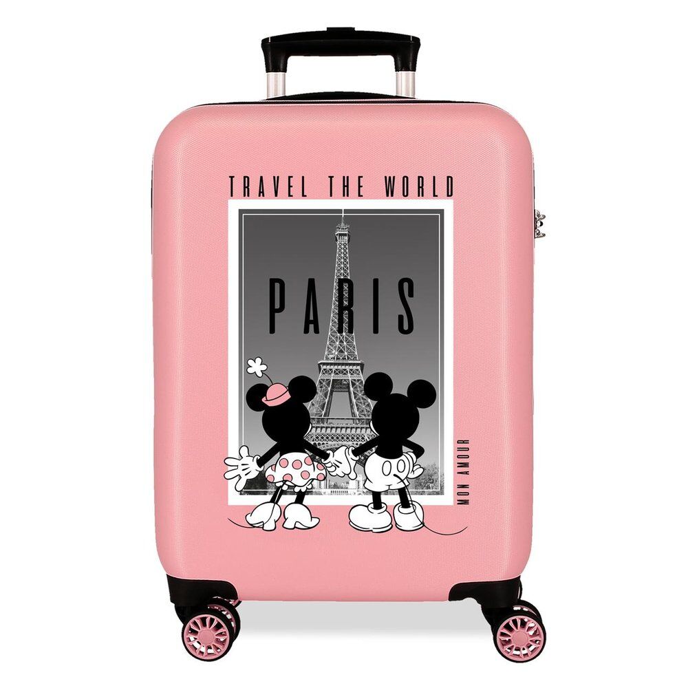 Disney Mickey &#38; Minnie Paris ABS trolley suitcase 55cm