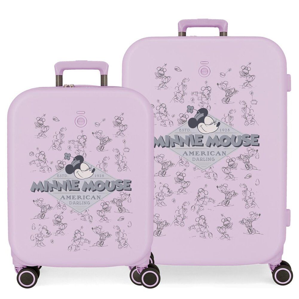 Disney Minnie Happiness ABS pack 2 trolley suitcases