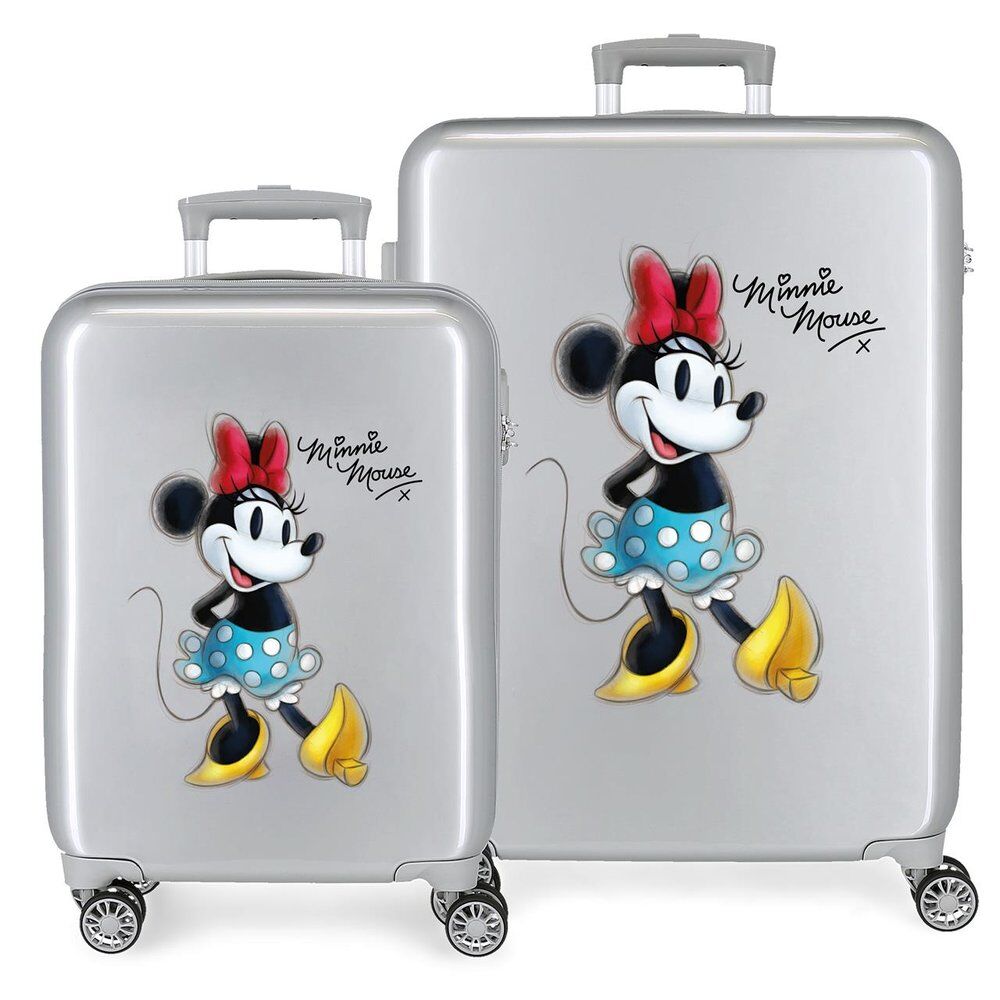 Disney Minnie Joyful ABS pack 2 trolley suitcases