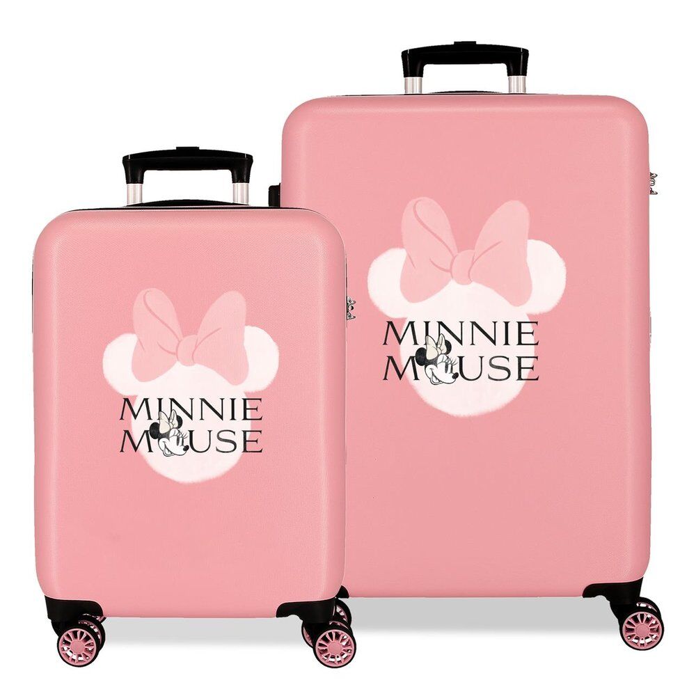 Disney Minnie Head Day ABS pack 2 trolley suitcases
