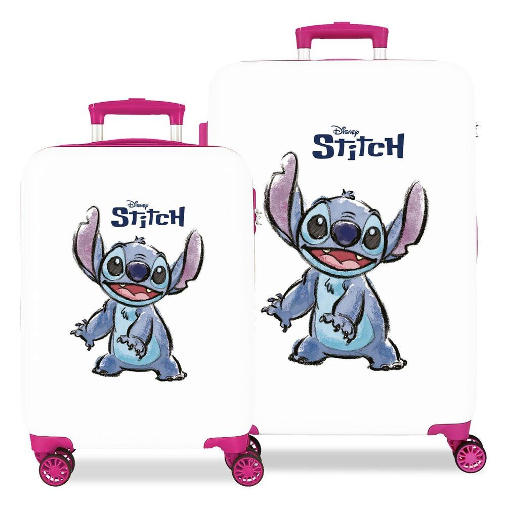 Disney Stitch Adorable ABS pack 2 trolley suitcases