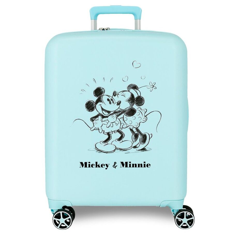 Disney Mickey &#38; Minnie Kisses ABS trolley suitcase 55cm