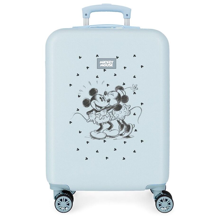Disney Mickey &#38; Minnie Kisses ABS trolley suitcase 55cm