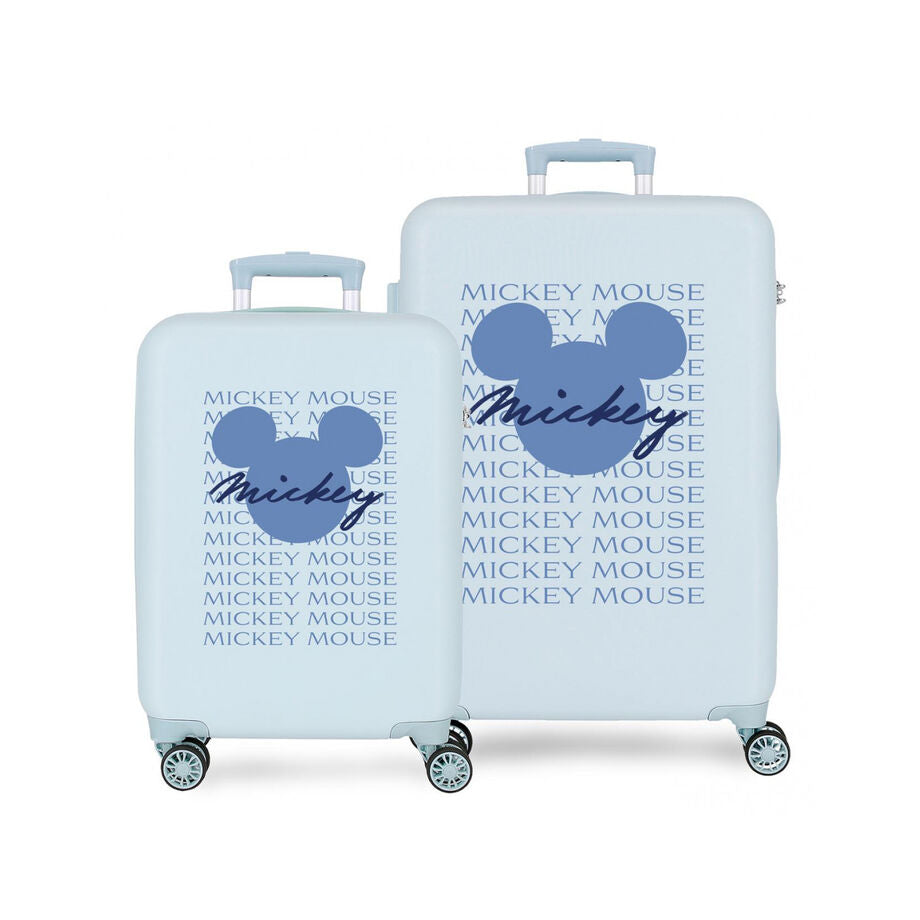 Disney Have a Good Time Mickey ABS pack 2 trolley suitcases