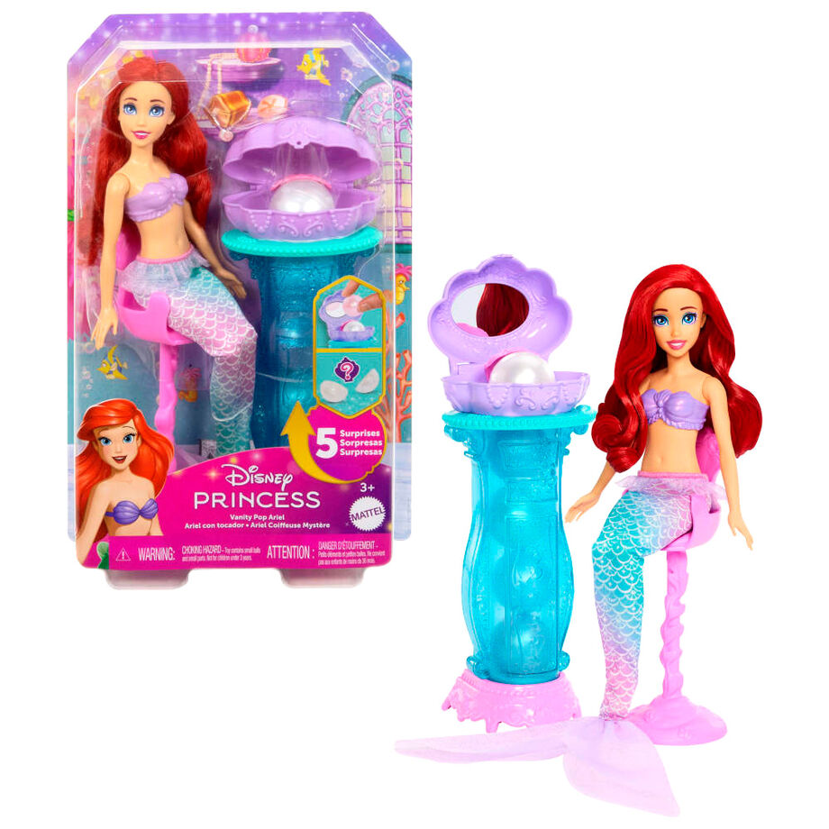 Disney Princess The Little Mermaid Ariel doll with dressing table