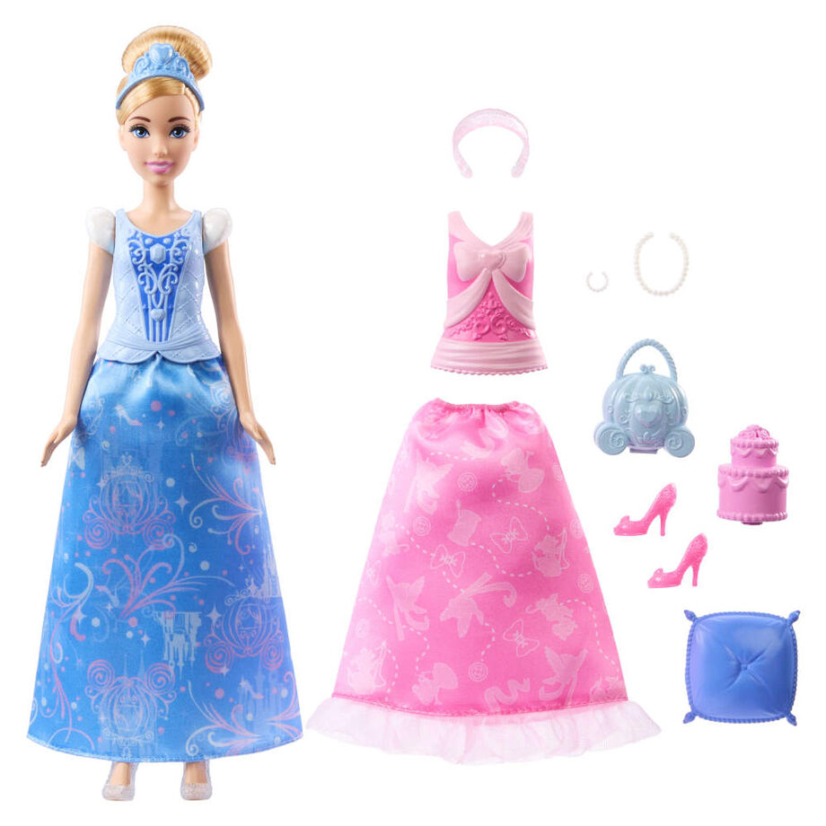 Disney Princess Cinderella 2 in 1 stories doll