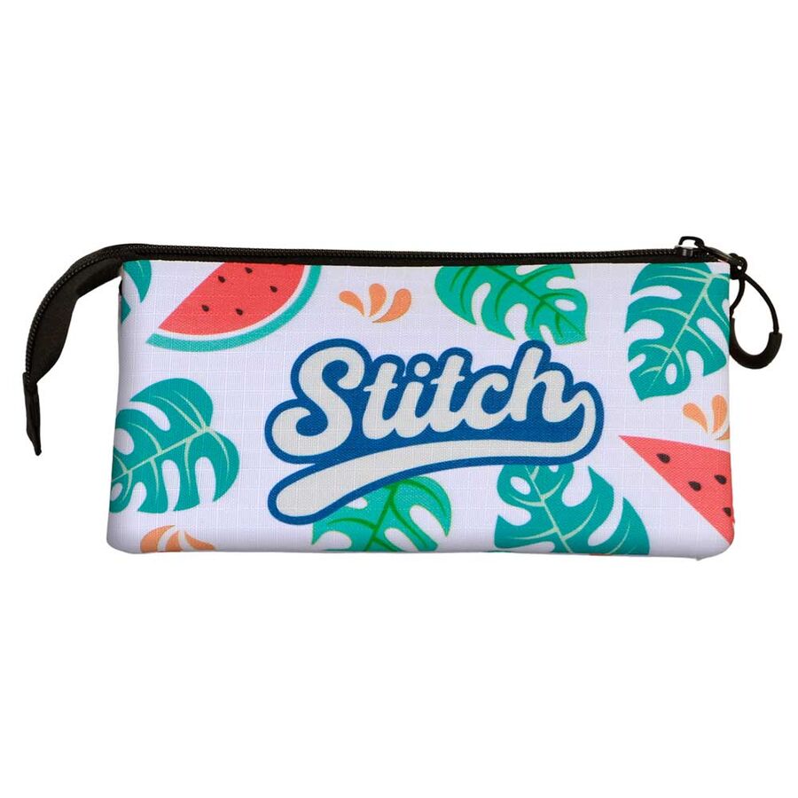 Disney Stitch Frog triple pencil case