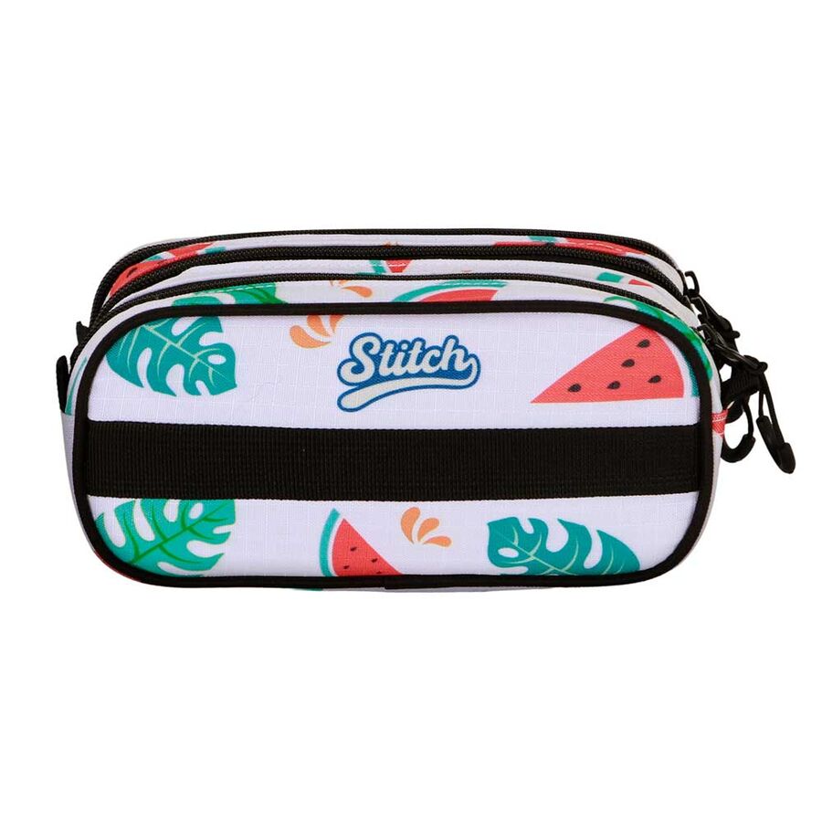 Disney Stitch Frog triple pencil case