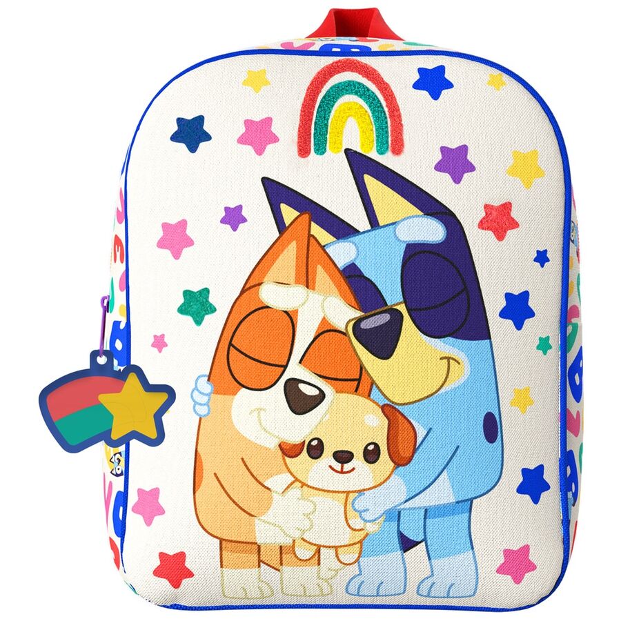 Bluey Rainbow backpack 30cm