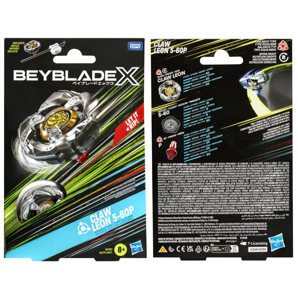 Beyblade X Claw Leon 5-60P Starter kit game