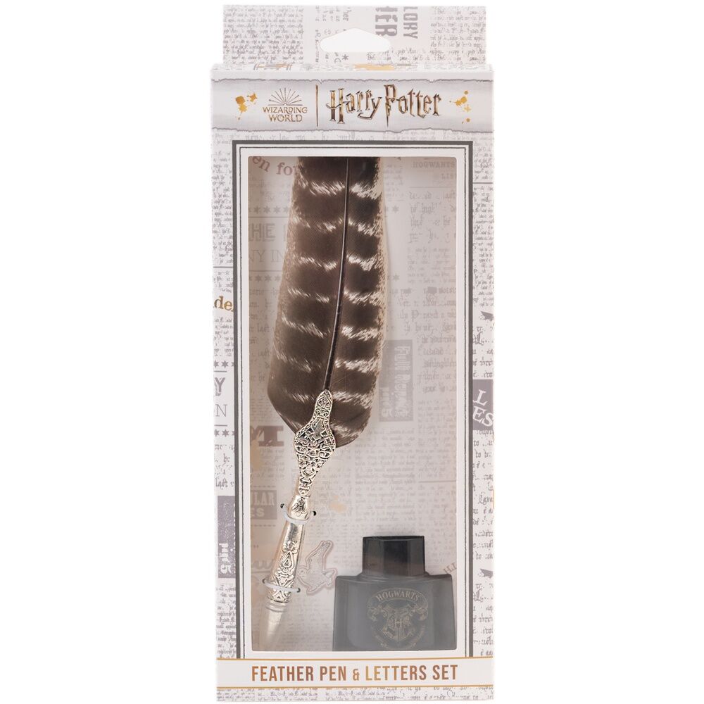Harry Potter blister pen feather + cards