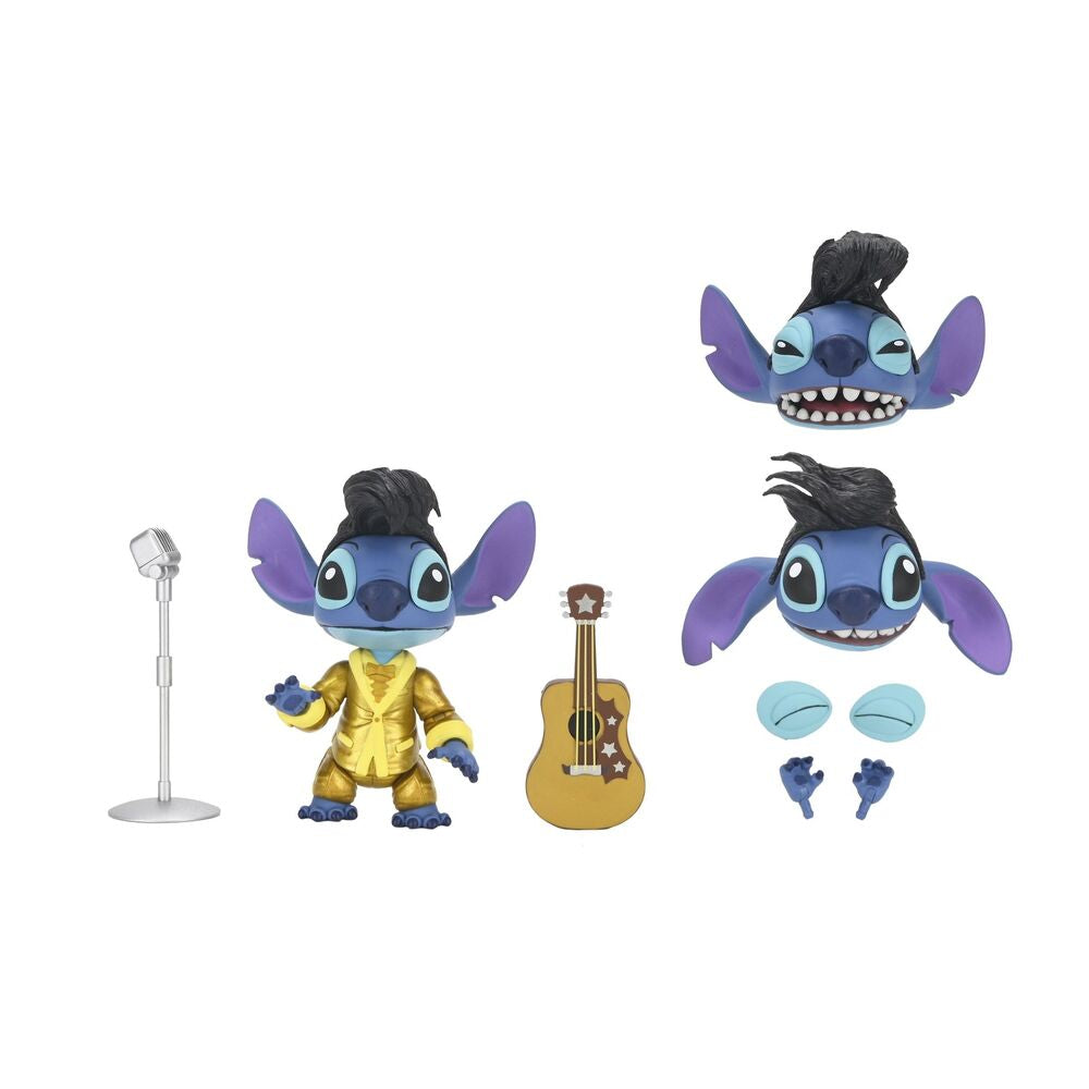 Disney Lilo &#38; Stitch - Stitch Gold Suit Elvis Ultimate figure 5cm