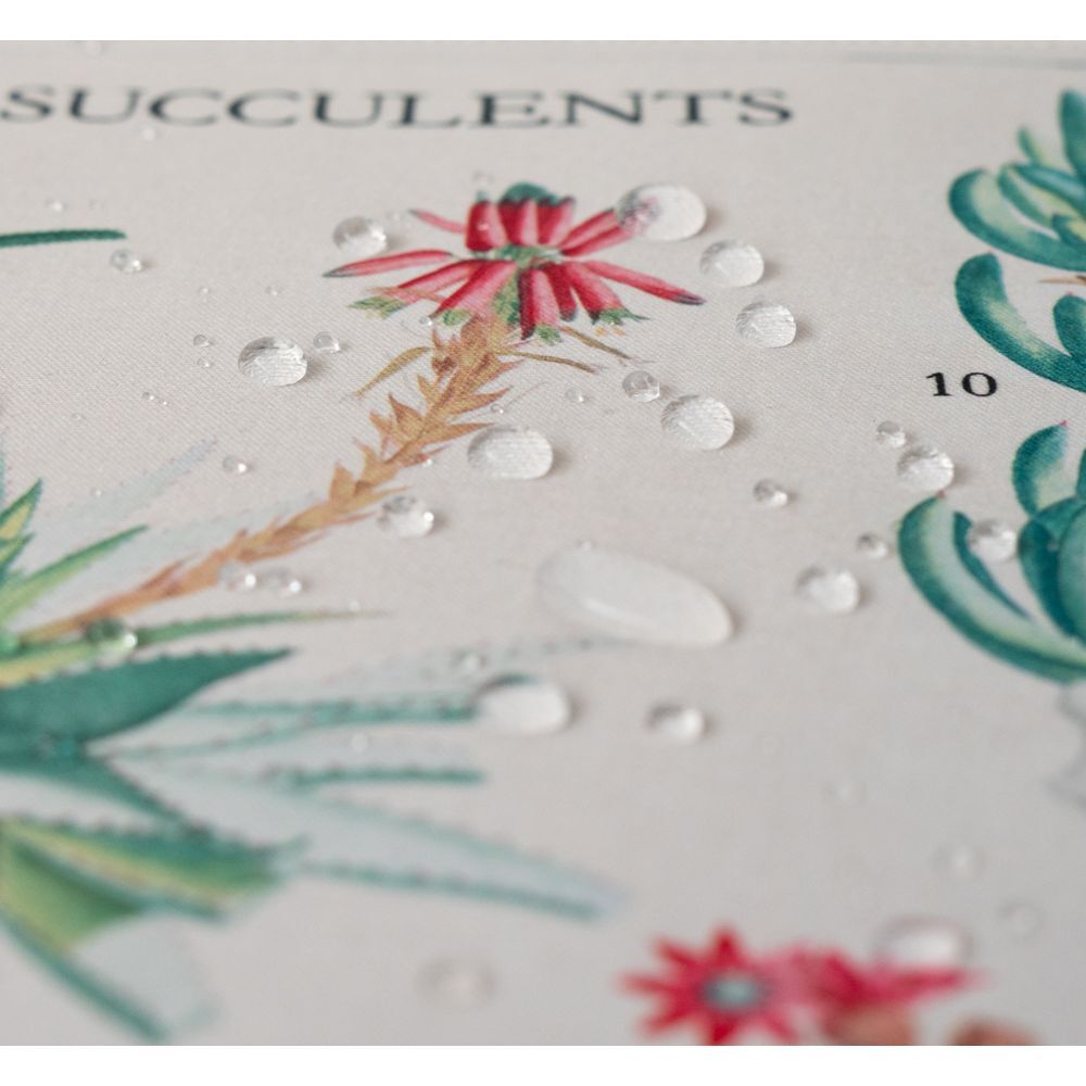 Botanical Cacti gaming desk mat