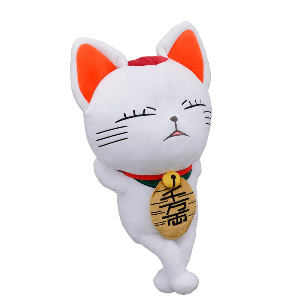 Dandadan Turbo Granny Beckoning Cat plush toy 35cm