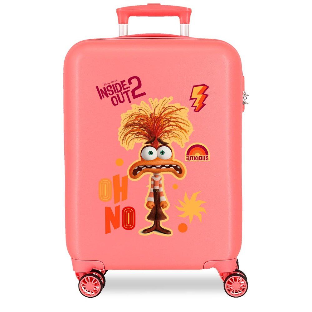 Disney Pixar Inside Out 2 Anxious ABS trolley suitcase 55cm