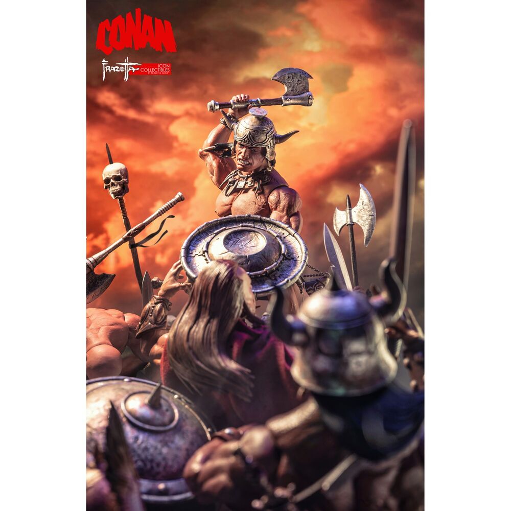 Conan the Barbarian Frazetta Icon figure 17cm