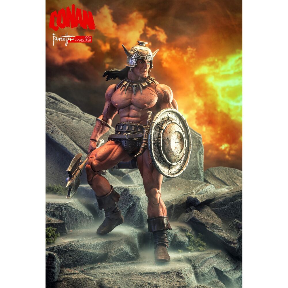 Conan the Barbarian Frazetta Icon figure 17cm