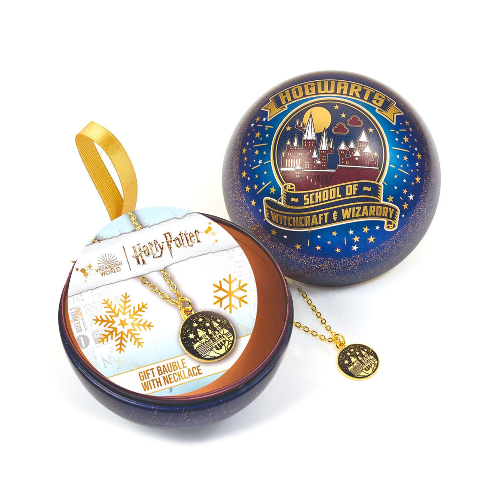 Harry Potter Hogwarts Castle Necklace + Christmas ball