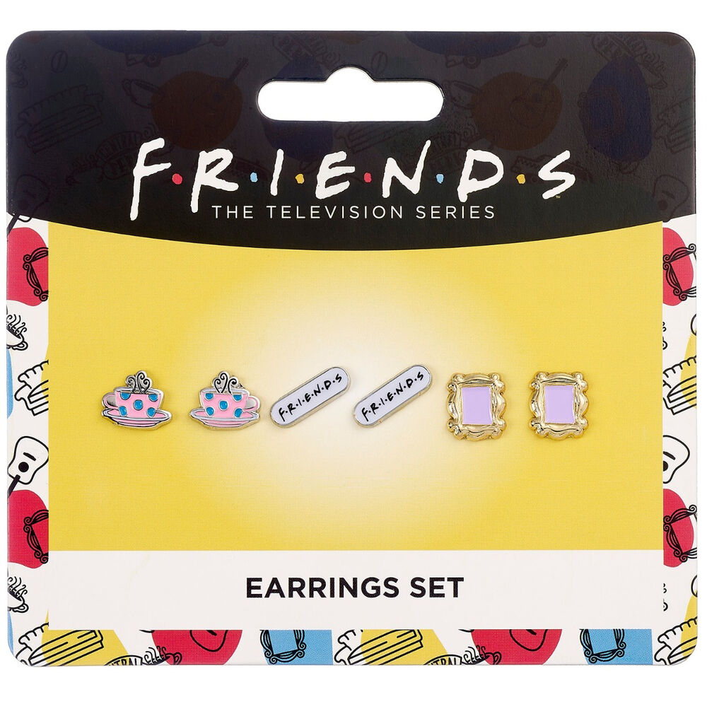 Friends Set 3 pairs of earrings